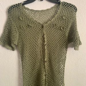 Crocheted cardigan